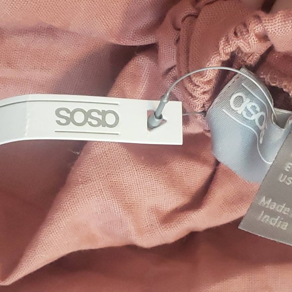 ASOS DESIGN halter neck mini button dress - Picture 6 of 7